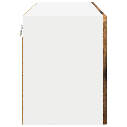 Keukenkast aan de muur met plank Gerookt eiken 60 x 31 x 40 cm