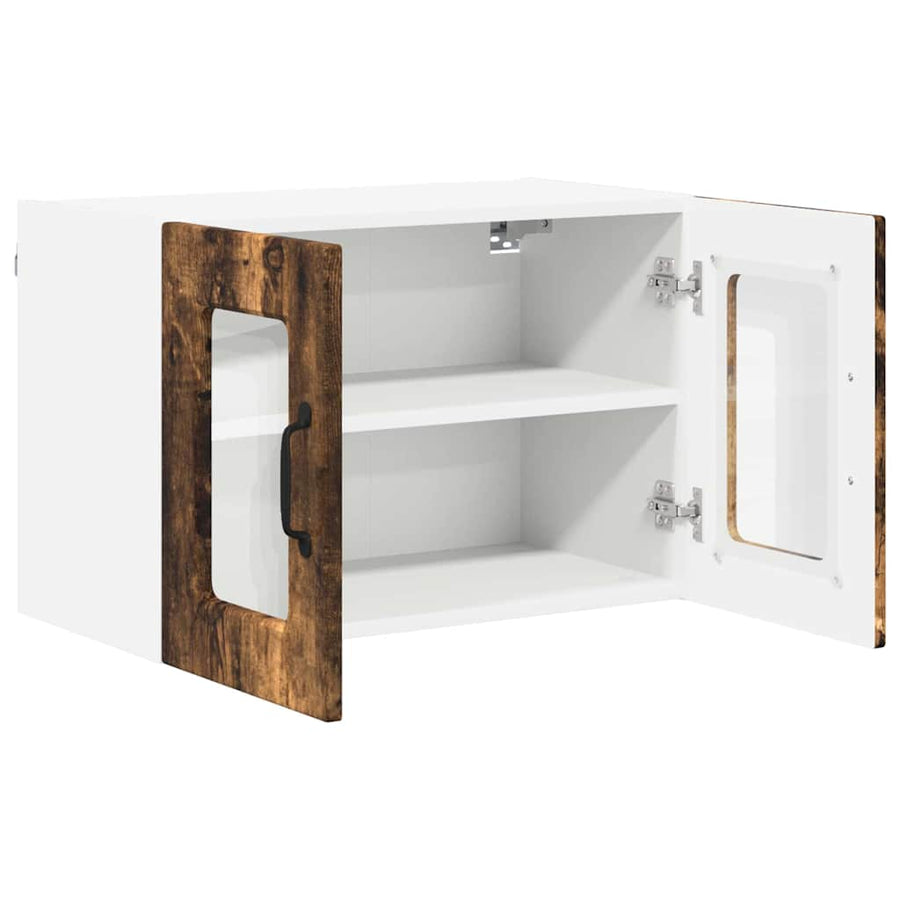 Keukenkast aan de muur 2 pcs Gerookt eiken 60 x 31 x 40 cm