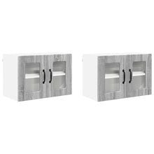 Keukenkast aan de muur 2 pcs Grijs Sonoma 60 x 31 x 40 cm
