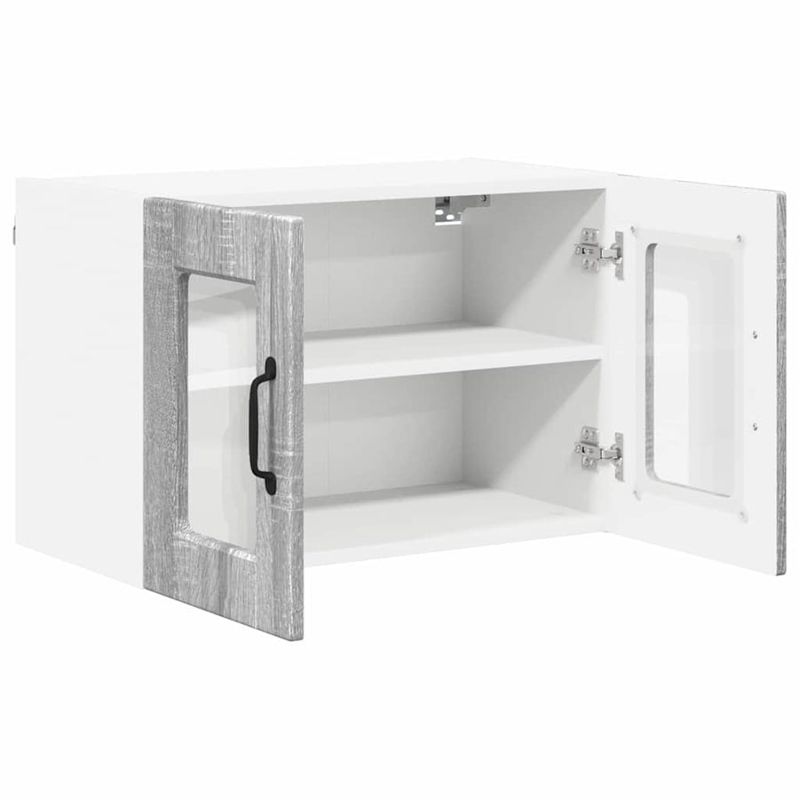 Keukenkast aan de muur 2 pcs Grijs Sonoma 60 x 31 x 40 cm
