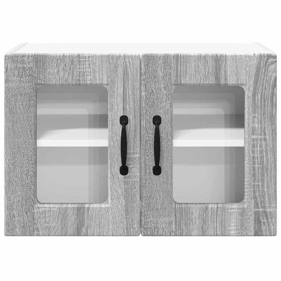Keukenkast aan de muur 2 pcs Grijs Sonoma 60 x 31 x 40 cm