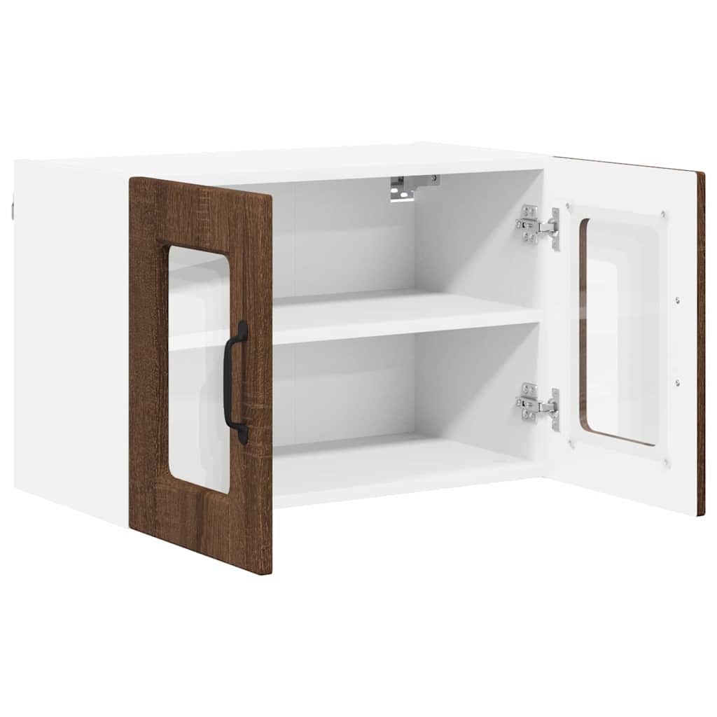Keukenkast aan de muur 2 pcs Bruin Eiken 60 x 31 x 40 cm