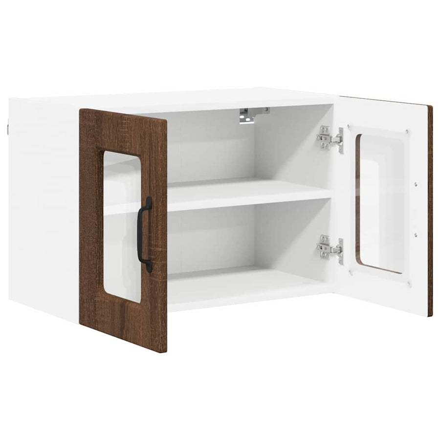 Keukenkast aan de muur 2 pcs Bruin Eiken 60 x 31 x 40 cm