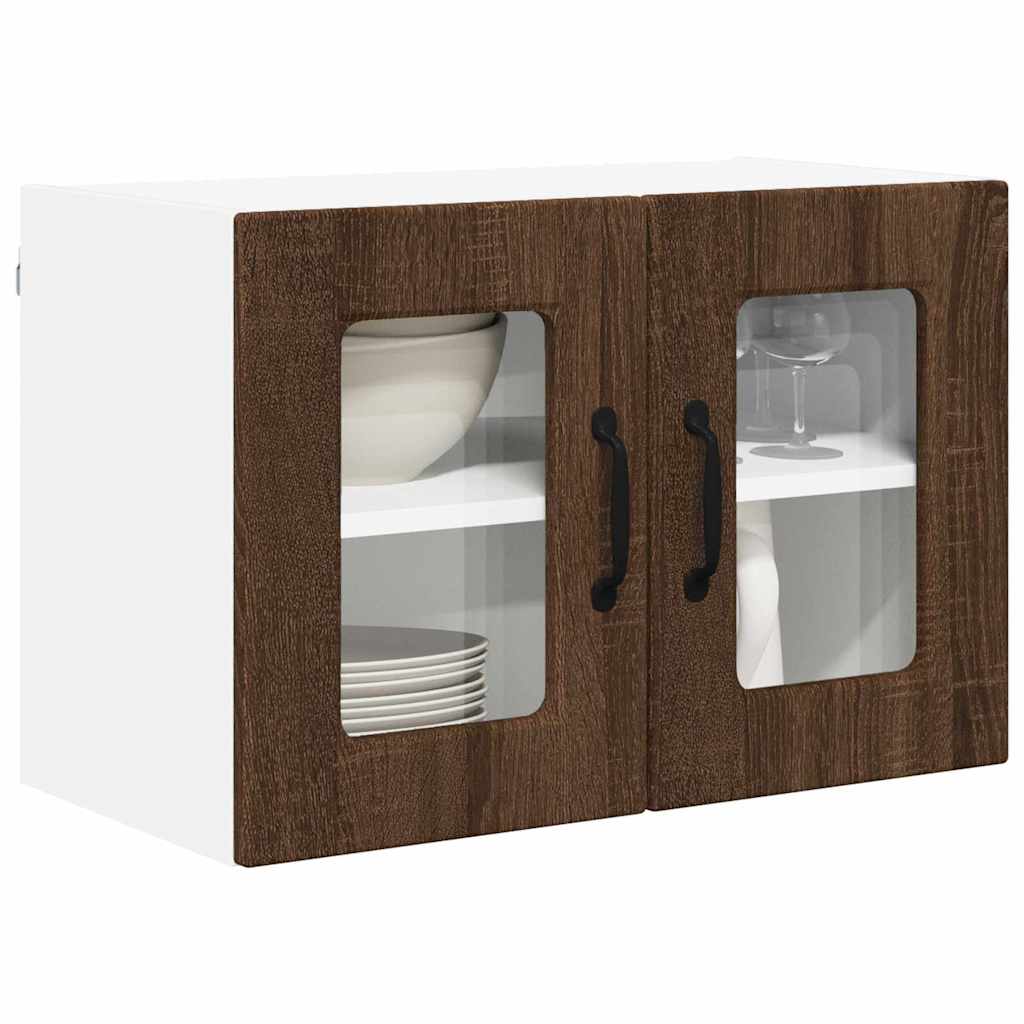Keukenkast aan de muur 2 pcs Bruin Eiken 60 x 31 x 40 cm