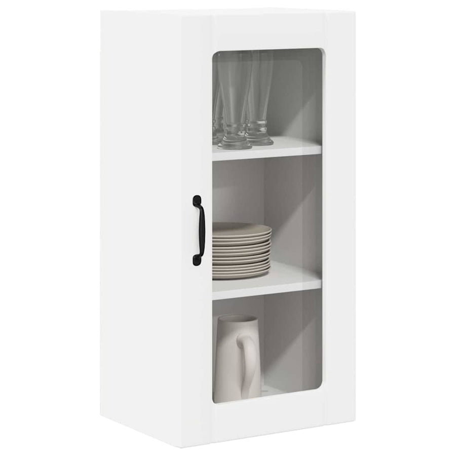 Keukenkast aan de muur Wit 40 x 31 x 80 cm Bewerkt hout