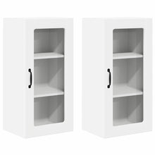 Keukenkast aan de muur 2 pcs Wit 40 x 31 x 80 cm Bewerkt hout