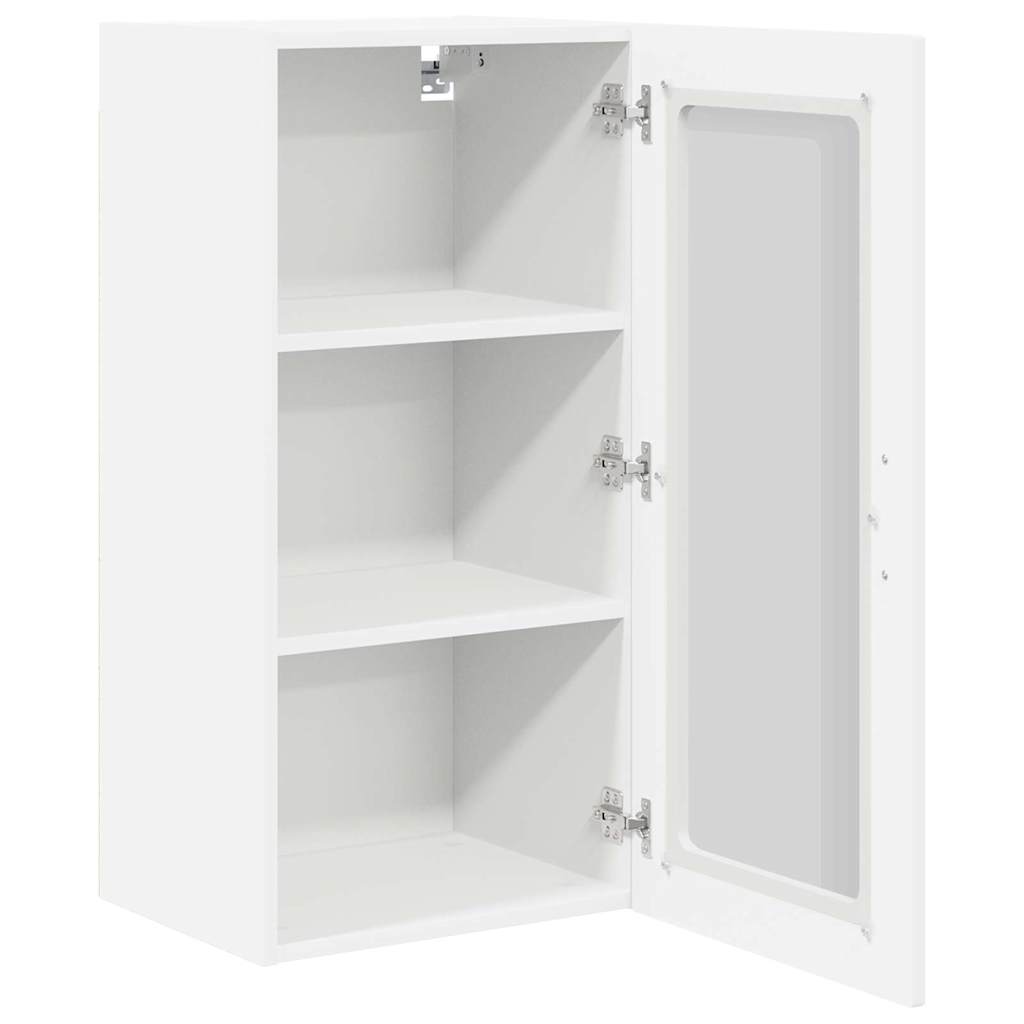 Keukenkast aan de muur 2 pcs Wit 40 x 31 x 80 cm Bewerkt hout
