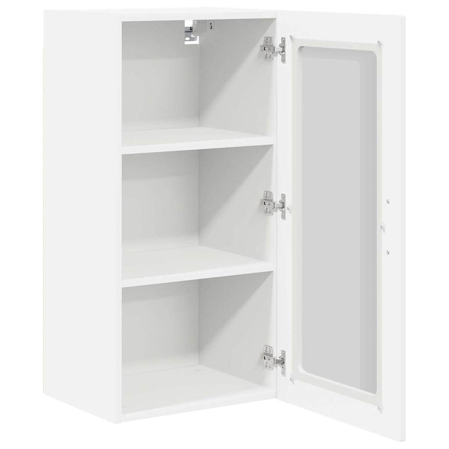 Keukenkast aan de muur 2 pcs Wit 40 x 31 x 80 cm Bewerkt hout