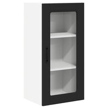 Keukenkast aan de muur Zwart 40 x 31 x 80 cm Bewerkt hout