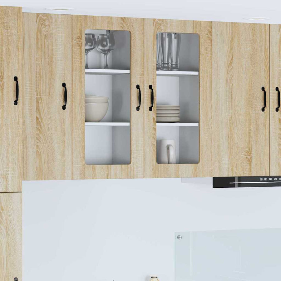 Keukenkast aan de muur met plank Sonoma Eiken 40 x 31 x 80 cm