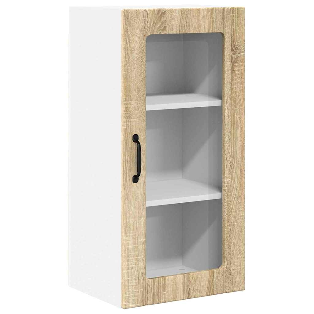 Keukenkast aan de muur met plank Sonoma Eiken 40 x 31 x 80 cm