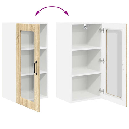 Keukenkast aan de muur met plank Sonoma Eiken 40 x 31 x 80 cm