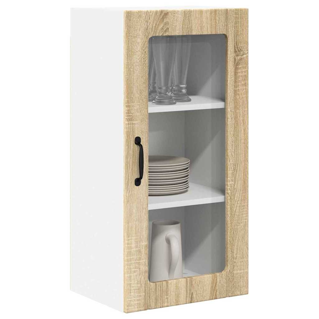 Keukenkast aan de muur met plank Sonoma Eiken 40 x 31 x 80 cm