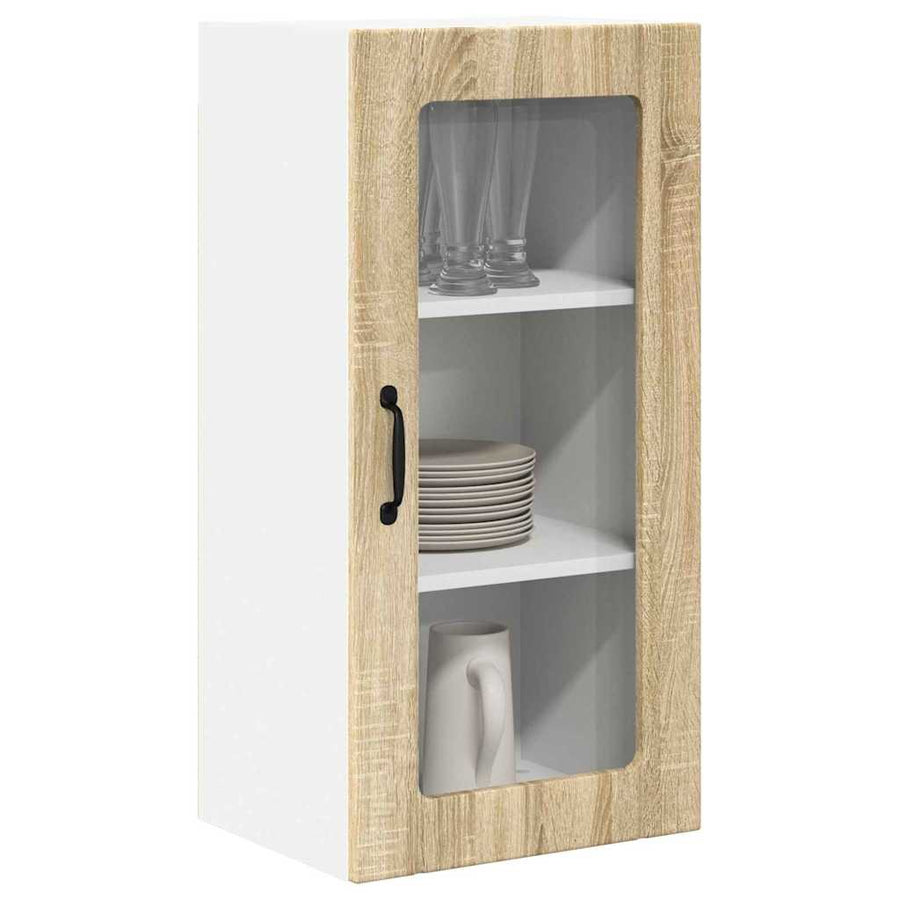 Keukenkast aan de muur met plank Sonoma Eiken 40 x 31 x 80 cm