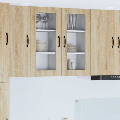 Keukenkast aan de muur 2 pcs Sonoma Eiken 40 x 31 x 80 cm