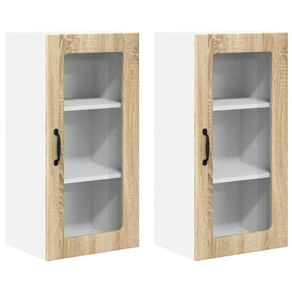 Keukenkast aan de muur 2 pcs Sonoma Eiken 40 x 31 x 80 cm