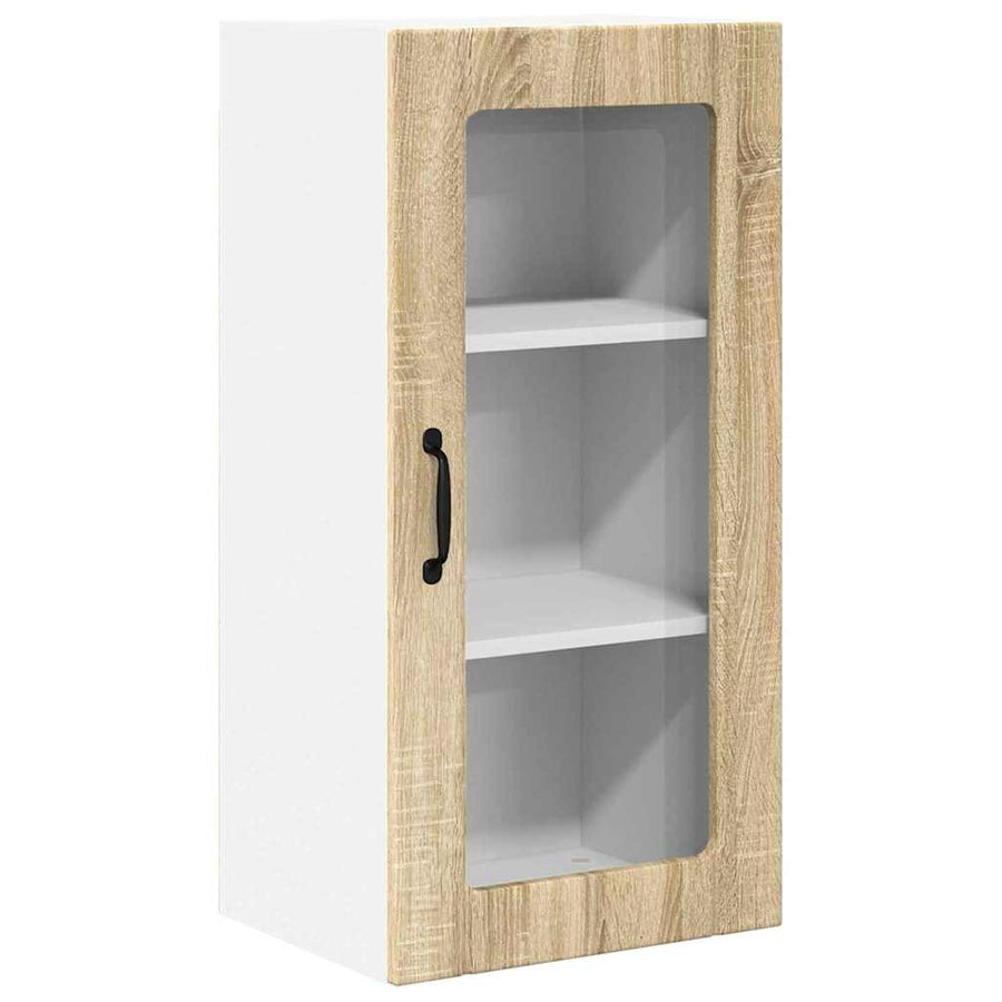Keukenkast aan de muur 2 pcs Sonoma Eiken 40 x 31 x 80 cm