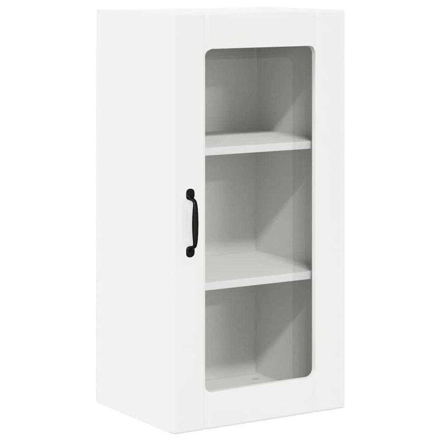 Keukenkast aan de muur met plank Hoogglans wit 40 x 31 x 80 cm