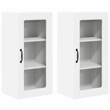 Keukenkast aan de muur 2 pcs Hoogglans wit 40 x 31 x 80 cm