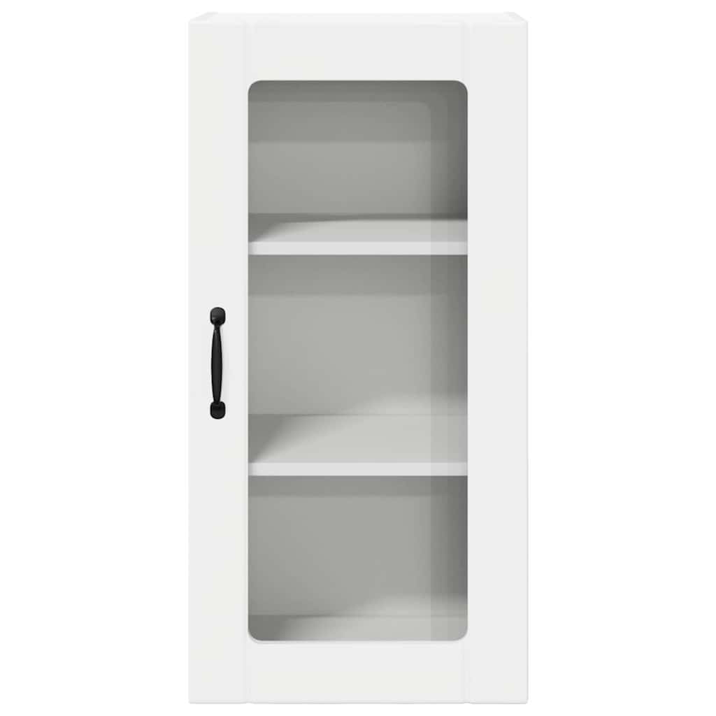 Keukenkast aan de muur 2 pcs Hoogglans wit 40 x 31 x 80 cm