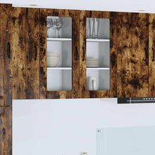 Keukenkast aan de muur met plank Gerookt eiken 40 x 31 x 80 cm
