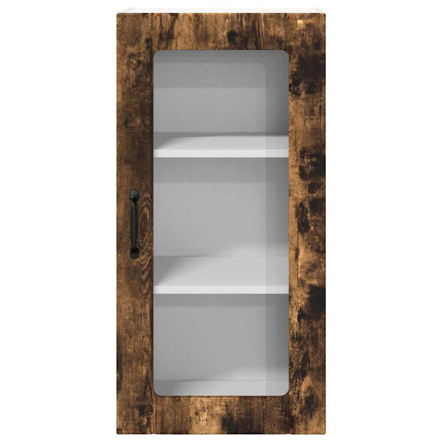 Keukenkast aan de muur met plank Gerookt eiken 40 x 31 x 80 cm