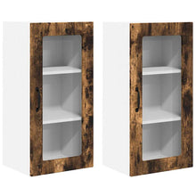 Keukenkast aan de muur 2 pcs Gerookt eiken 40 x 31 x 80 cm