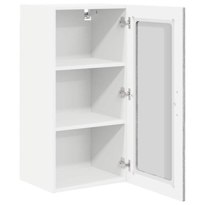 Keukenkast aan de muur met plank Grijs Sonoma 40 x 31 x 80 cm
