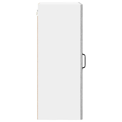 Keukenkast aan de muur met plank Grijs Sonoma 40 x 31 x 80 cm