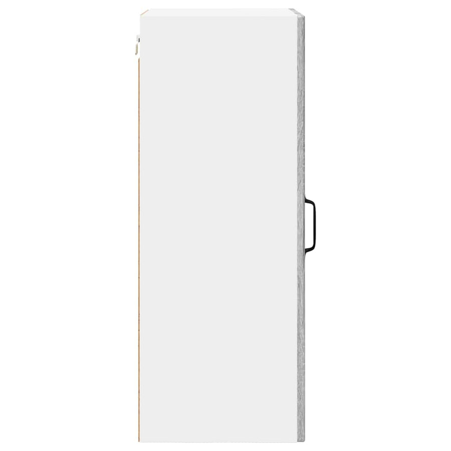 Keukenkast aan de muur met plank Grijs Sonoma 40 x 31 x 80 cm