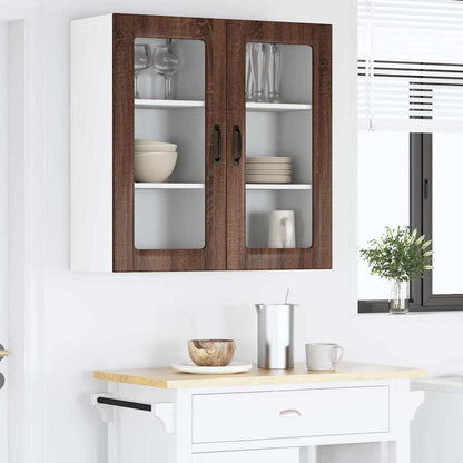Keukenkast aan de muur Bruin Eiken 40 x 31 x 80 cm Bewerkt hout