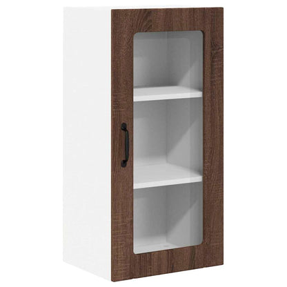 Keukenkast aan de muur Bruin Eiken 40 x 31 x 80 cm Bewerkt hout