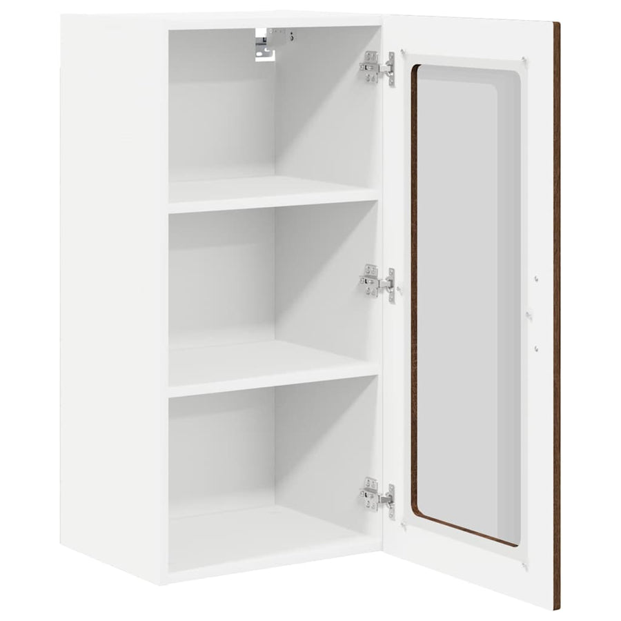 Keukenkast aan de muur Bruin Eiken 40 x 31 x 80 cm Bewerkt hout