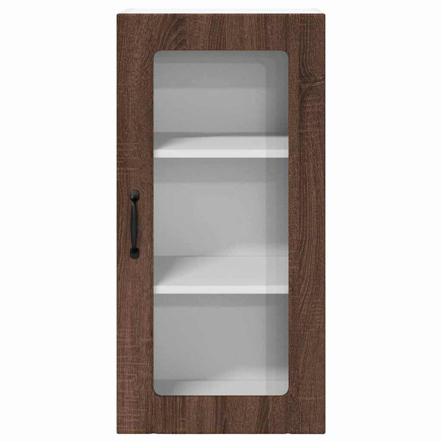 Keukenkast aan de muur Bruin Eiken 40 x 31 x 80 cm Bewerkt hout