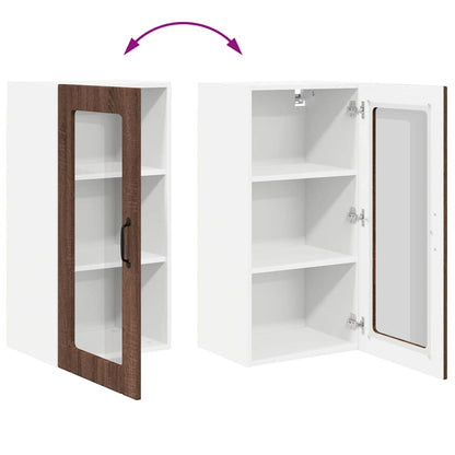 Keukenkast aan de muur Bruin Eiken 40 x 31 x 80 cm Bewerkt hout