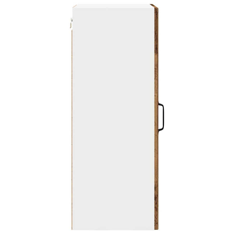 Keukenkast aan de muur met plank 2 pcs Oud Hout 40 x 31 x 80 cm