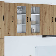 Keukenkast 40x31x80 cm Artisan eiken bewerkt hout