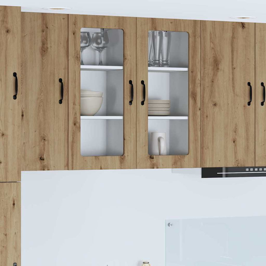 Keukenkast aan de muur met plank Artisan Eiken 40 x 31 x 80 cm