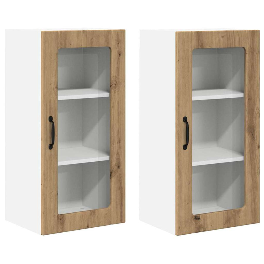 Keukenkast aan de muur 2 pcs Artisan Eiken 40 x 31 x 80 cm