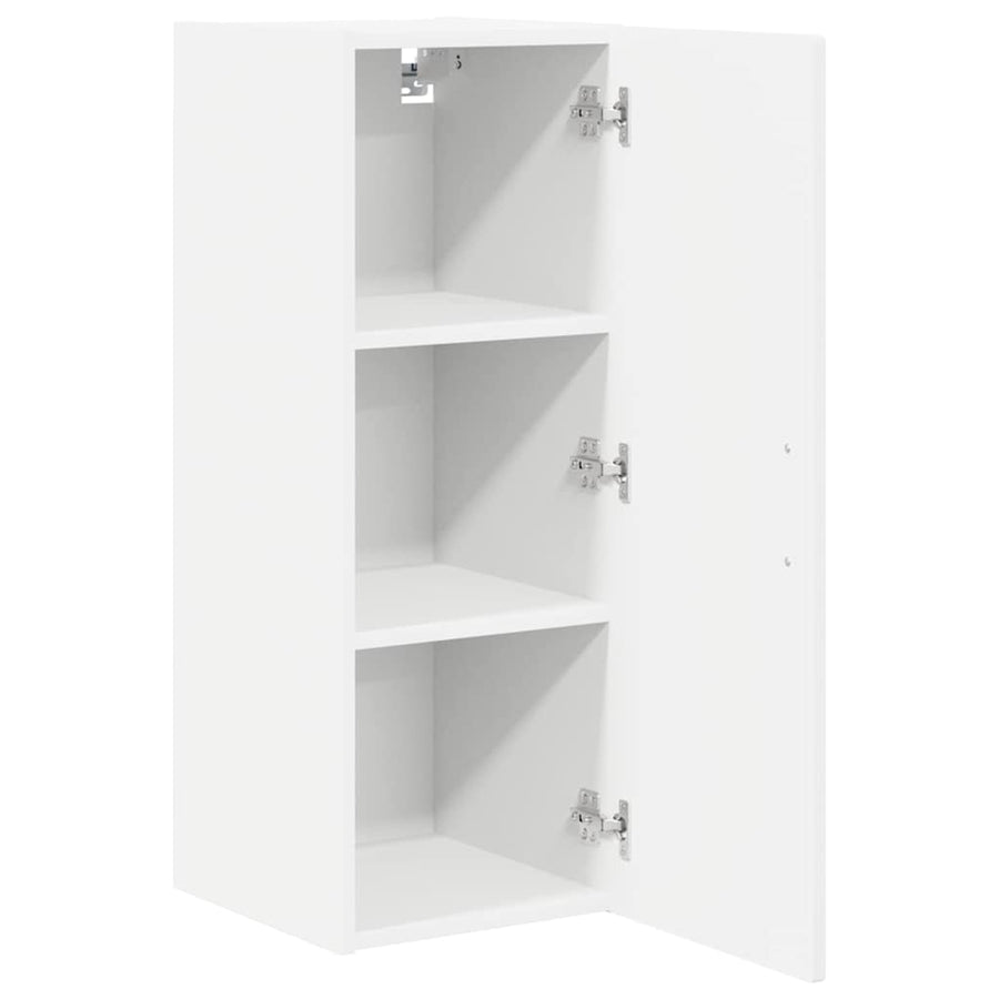 Keukenkast aan de muur 2 pcs Wit 30 x 31 x 80 cm Bewerkt hout