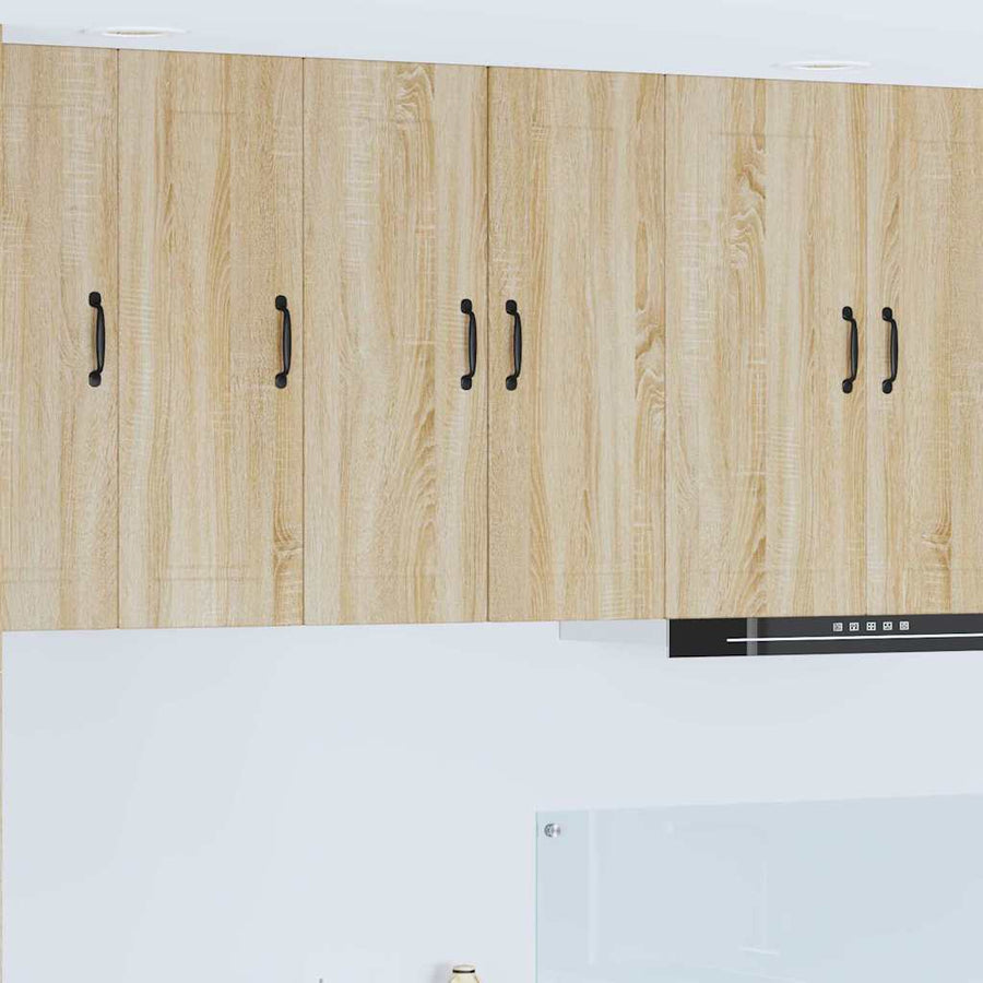 Keukenkast aan de muur met plank Sonoma Eiken 30 x 31 x 80 cm