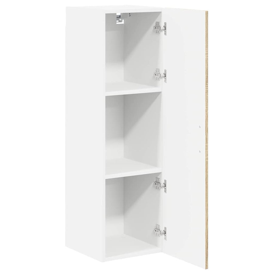 Keukenkast aan de muur met plank Sonoma Eiken 30 x 31 x 80 cm
