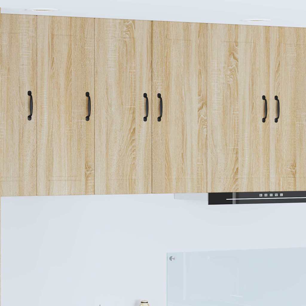 Keukenkast aan de muur 2 pcs Sonoma Eiken 30 x 31 x 80 cm