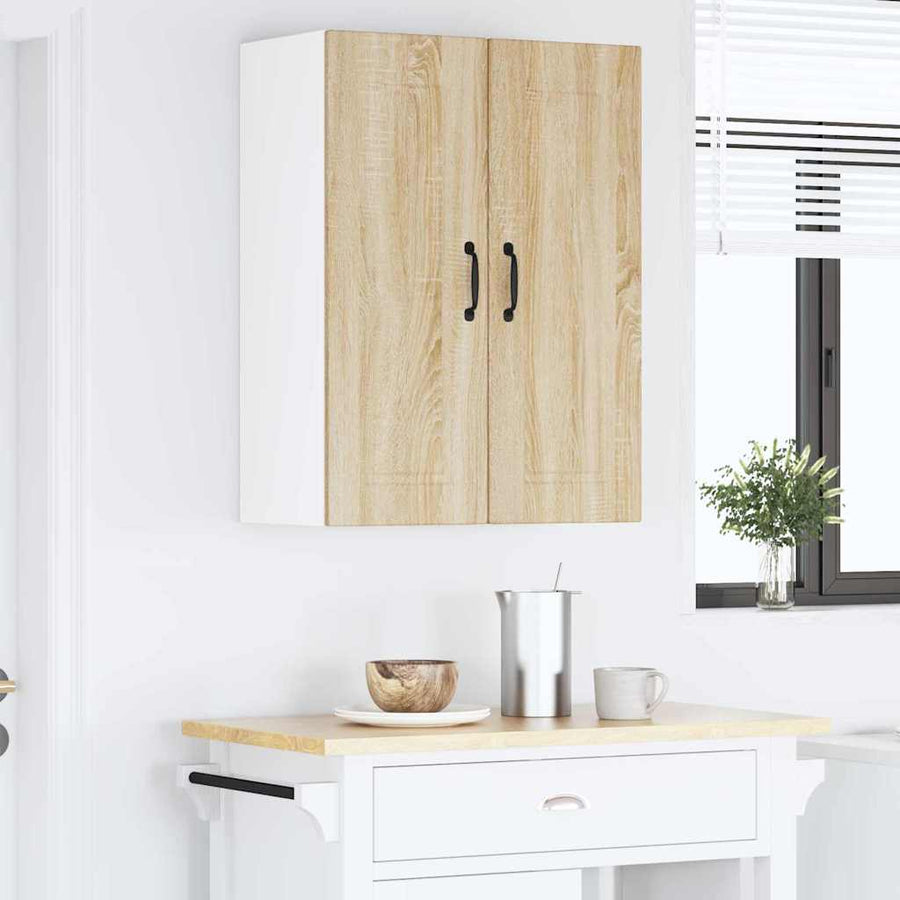 Keukenkast aan de muur 2 pcs Sonoma Eiken 30 x 31 x 80 cm