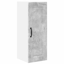 Keukenkast aan de muur Beton Grijs 30 x 31 x 80 cm Bewerkt hout
