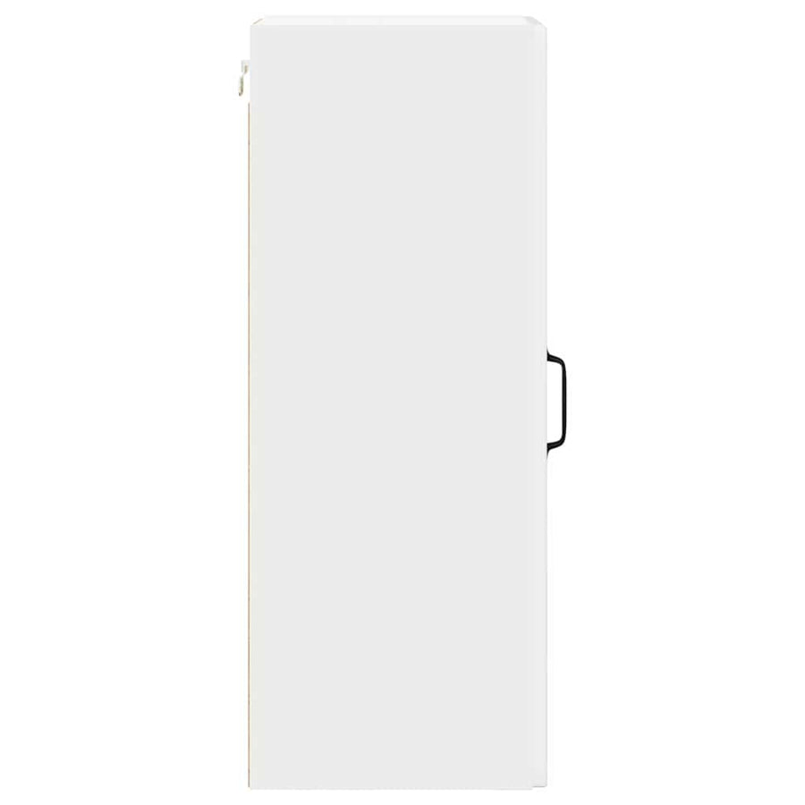 Keukenkast aan de muur met plank Hoogglans wit 30 x 31 x 80 cm