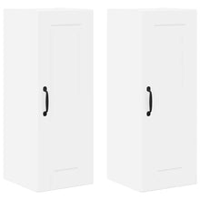 Keukenkast aan de muur 2 pcs Hoogglans wit 30 x 31 x 80 cm