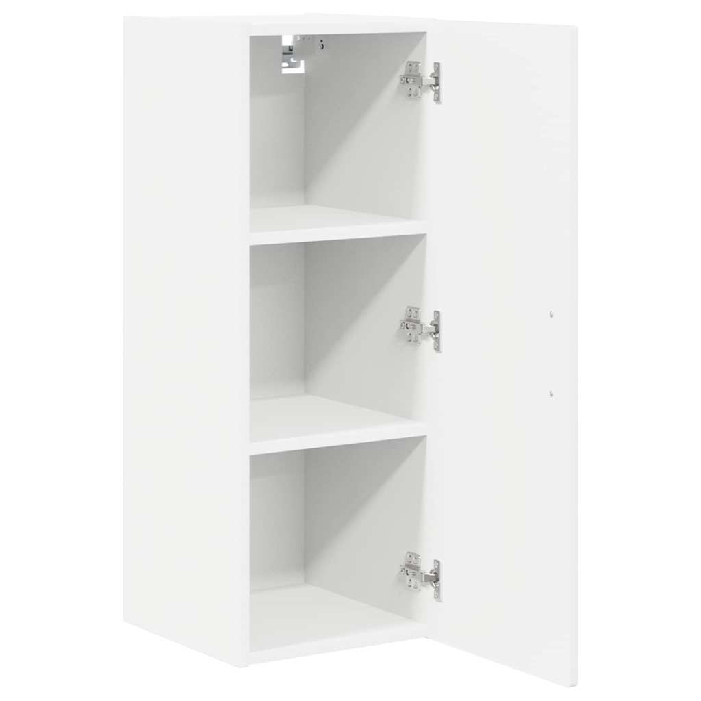 Keukenkast aan de muur 2 pcs Hoogglans wit 30 x 31 x 80 cm