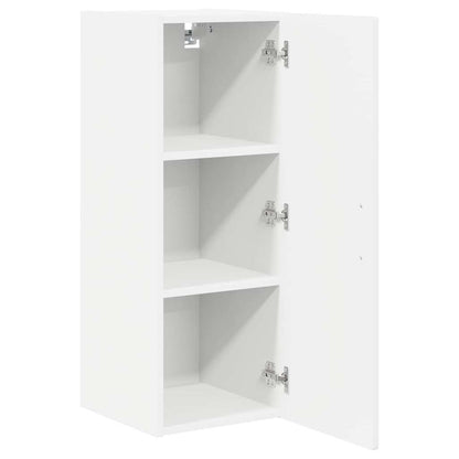 Keukenkast aan de muur 2 pcs Hoogglans wit 30 x 31 x 80 cm