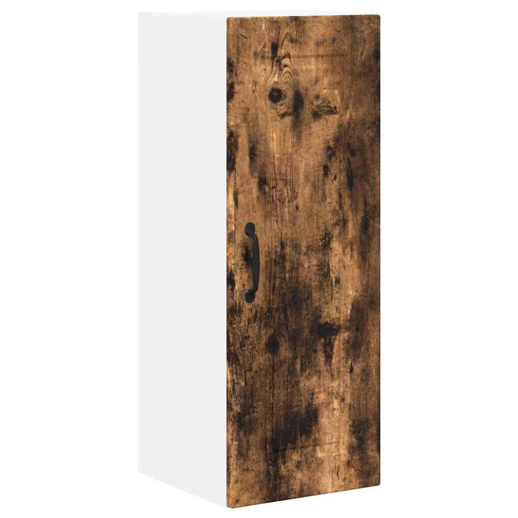 Keukenkast aan de muur met plank Gerookt eiken 30 x 31 x 80 cm